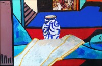 Anwar Maqsood, 24 x 36 Inch, Acrylic on Canvas , Figurative Painting, AC-AWM-080
